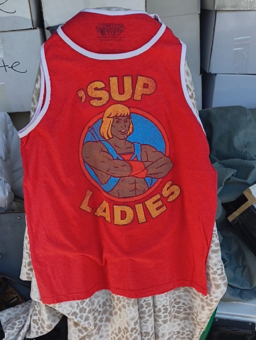 Masters of the Universe Red Tank Top - Vintage Graphic - Picture 2 of 4